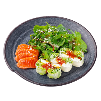 Спринг ролл с сашими лосося