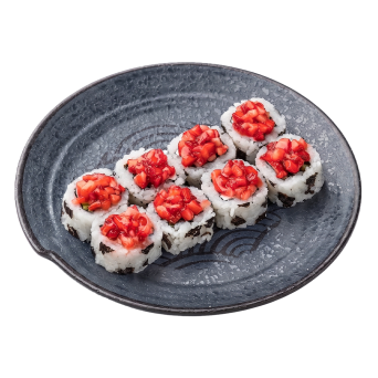 Панда ролл с креветкой и клубникой